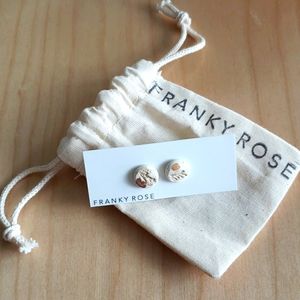 Franky Rose Wildgrass Pressed Studs